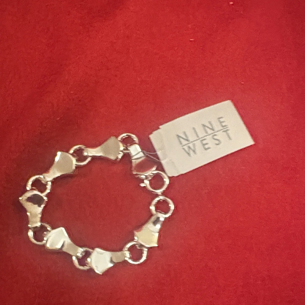 Nine West Shiny Silver Bracelet